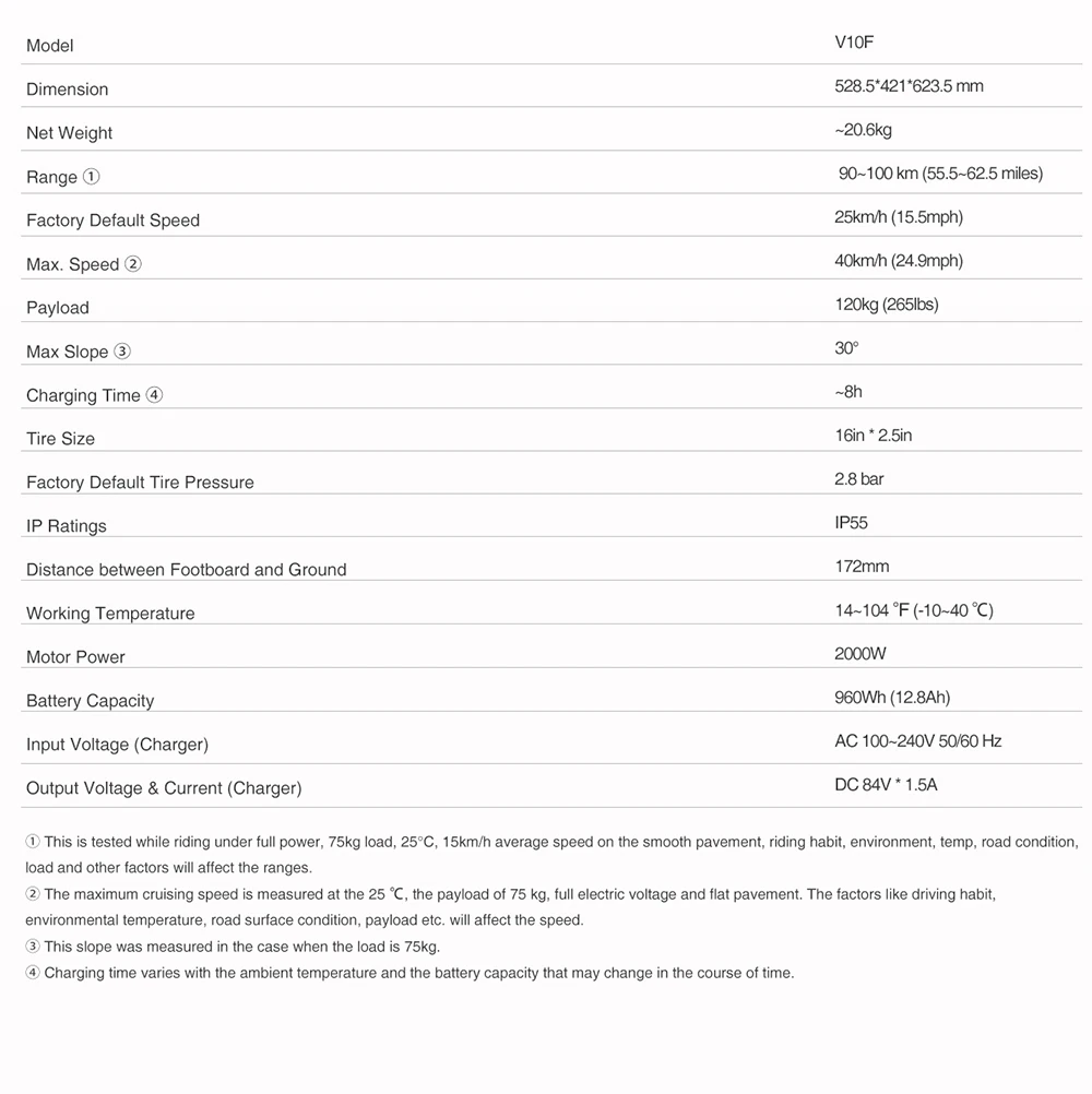 2018 INMOTION V10F Electric unicycle high performance 2000W motor,speed 40km/h High pedal one wheel scooter 16inch intelligent 2018 INMOTION V10F Electric unicycle high performance 2000W motor,speed 40km/h High pedal one wheel scooter 16inch intelligent