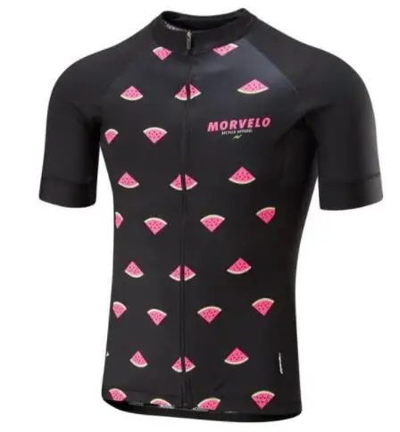 New Morvelo Men Cycling Jersey MTB bike short sleeve bicycle tops Breathable Outdoor Sportswear maillot ropa ciclismo - Color: as picture