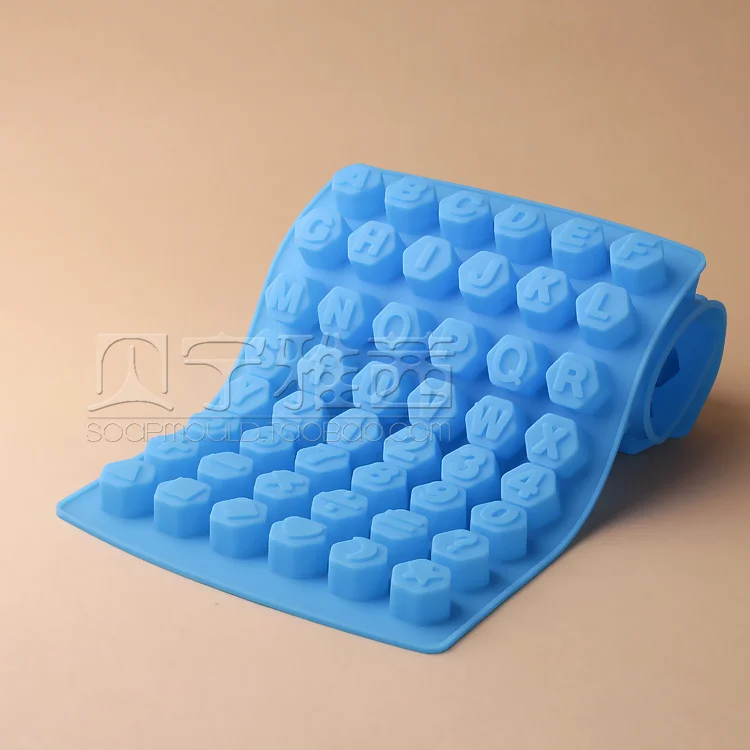 48C Silicone hexagon letter symbol Cake Chocolate Soap Pudding Jelly