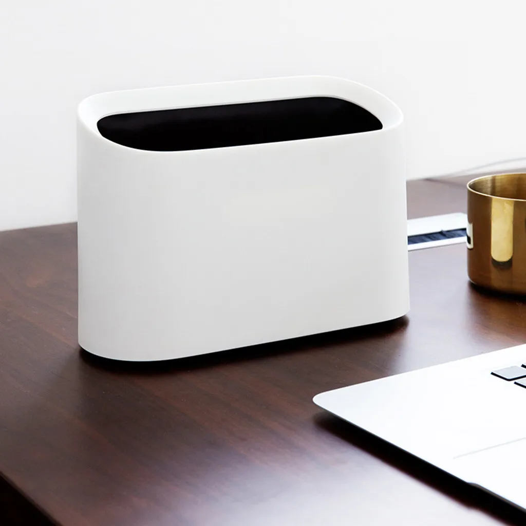

Desktop Small Trash Can Living Room Wastebasket Office Small Trash Can Household Waste Bin Small Desktop Garbage Basket Table#ZS