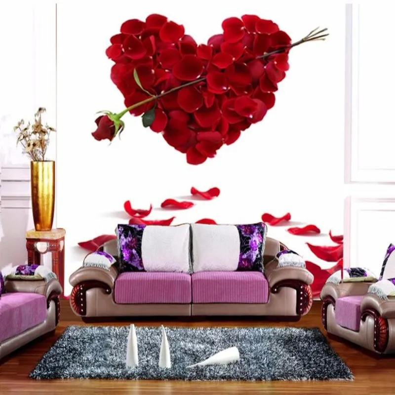 Beibehang Custom 3D Photo Wall Fashion European Cupid Arrow Arrow Rose Art Living Room Bedroom Wallpaper murals  papel de parede