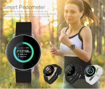 

S226D Sport Smart Watch Blood Pressure Heart Rate Monitor For iOS Android Support sports records, step, exercise time W1#