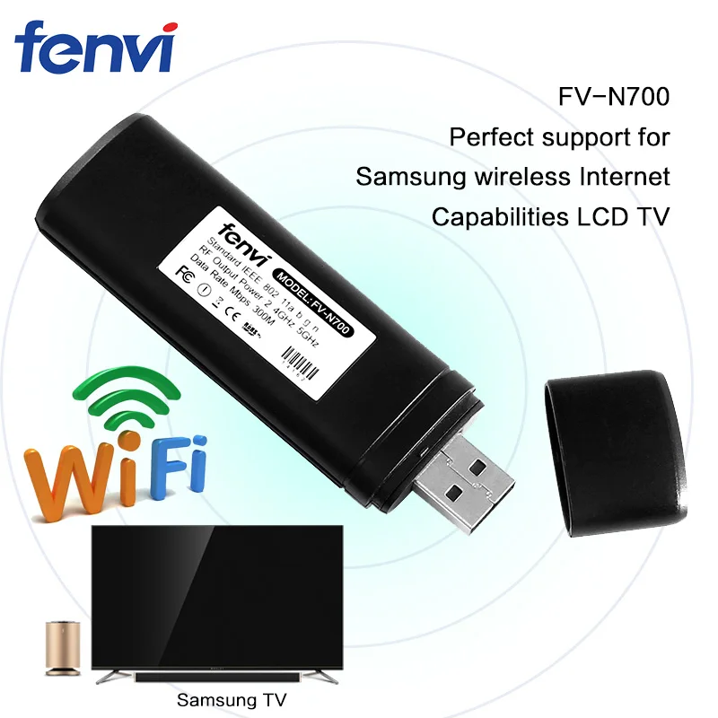 USB Wireless WiFi Network TV Card WLAN Adapter Wi-fi LAN Dongle Receiver 2.4G 5G 300Mbps For Samsung Smart TV Computer Laptop PC USB Wireless WiFi Network TV Card WLAN Adapter Wi-fi LAN Dongle Receiver 2.4G 5G 300Mbps For Samsung Smart TV Computer Laptop PC