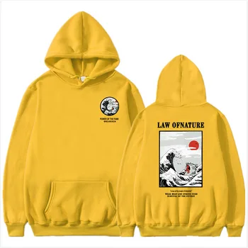 

Men's Sweatshirt Hoodies Streetwear paint law of fnature,Off White Hip Hop Casual Cotton off white