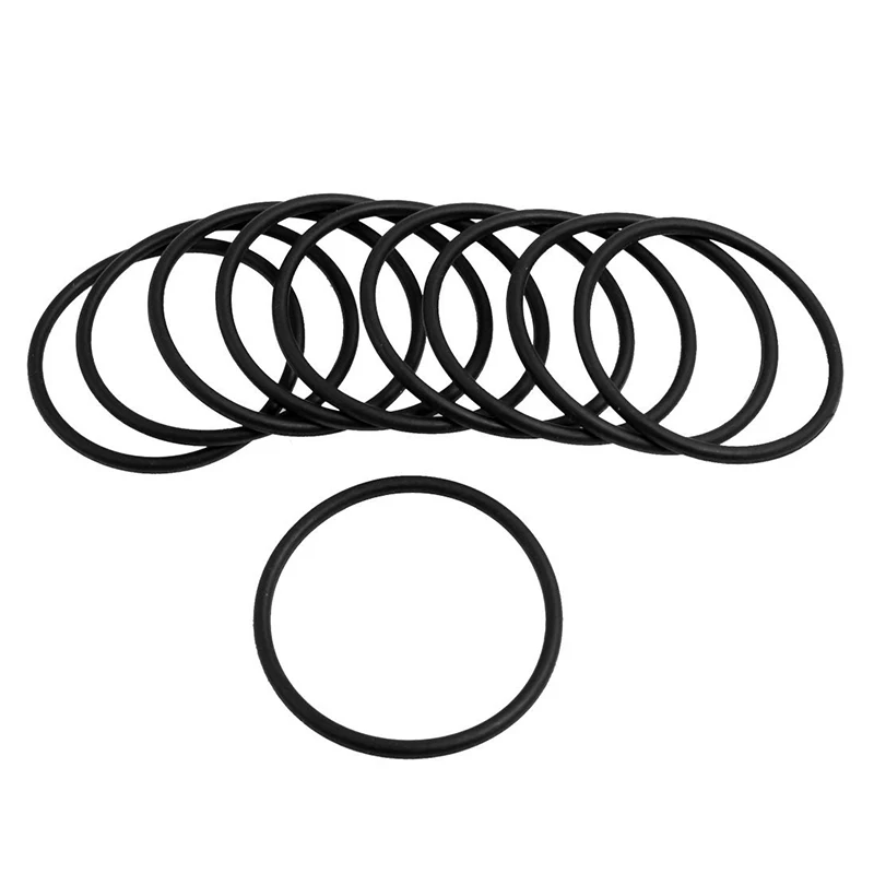 

10 pcs Black Rubber Oil Seal O-rings Seals washers 40 x 35 x 2.5mm