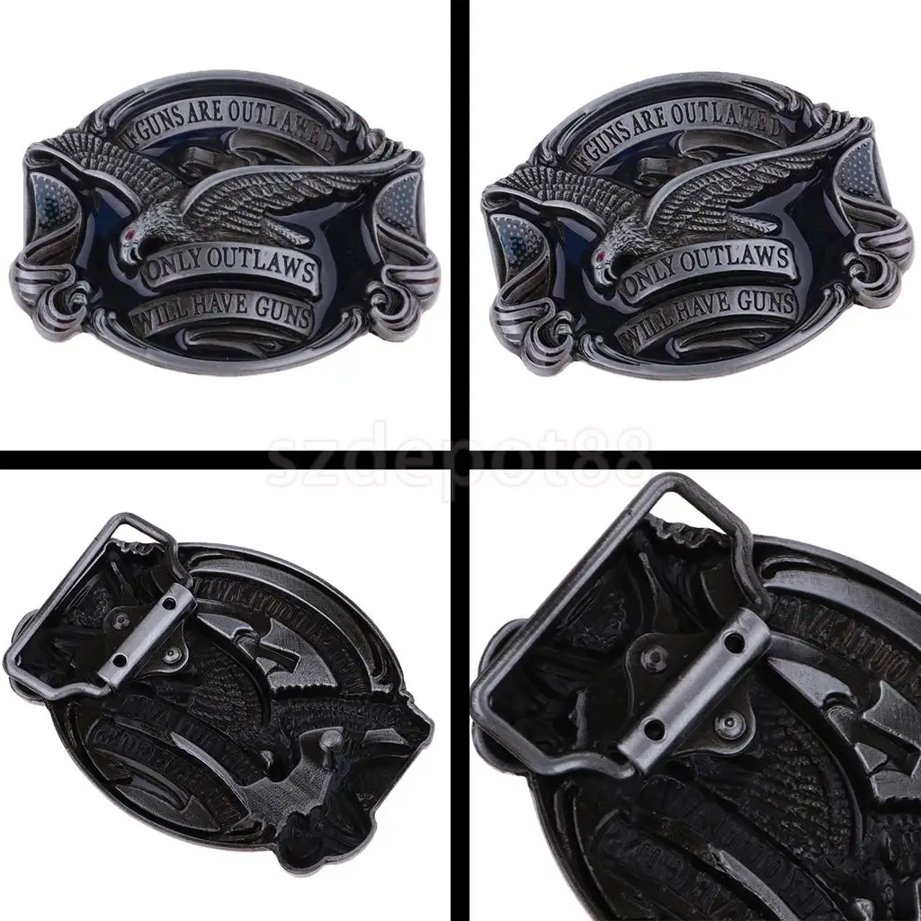 American Men Soaring Eagle Belt Buckles Western Cowboy Jeans Accessories for Boys