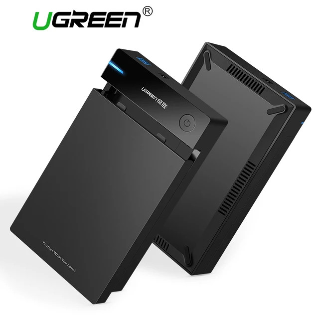 Ugreen 3.5 inch HDD Case SSD Adapter SATA to USB 3.0 for Samsung Hard Disk Drive Box 1TB 2TB 2.5