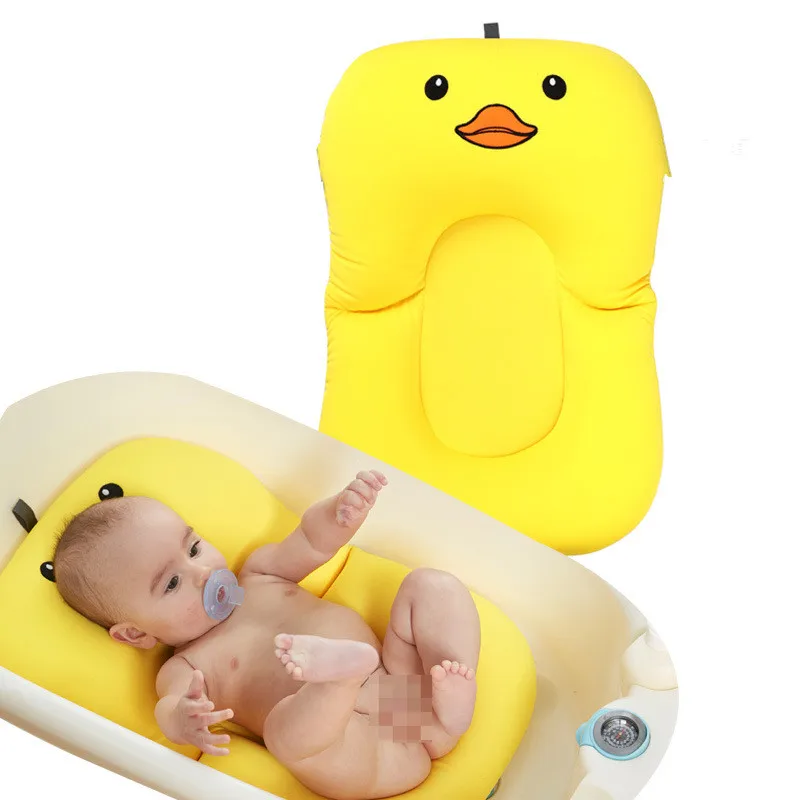 Bbaby دش المحمولة وسادة هوائية السرير الرضع الرضع طفل حمام سادة عدم الانزلاق سجادة بانيو مانعة تزحلق بأشكال متنوعة الوليد سلامة الأمن مقعد است...