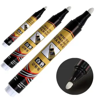 

1pc Oil Car Tyre Tire Tread Marker Pen White Waterproof Permanent Paint Marker CD Metallic Graffiti Pen Fast Dry Without Fading
