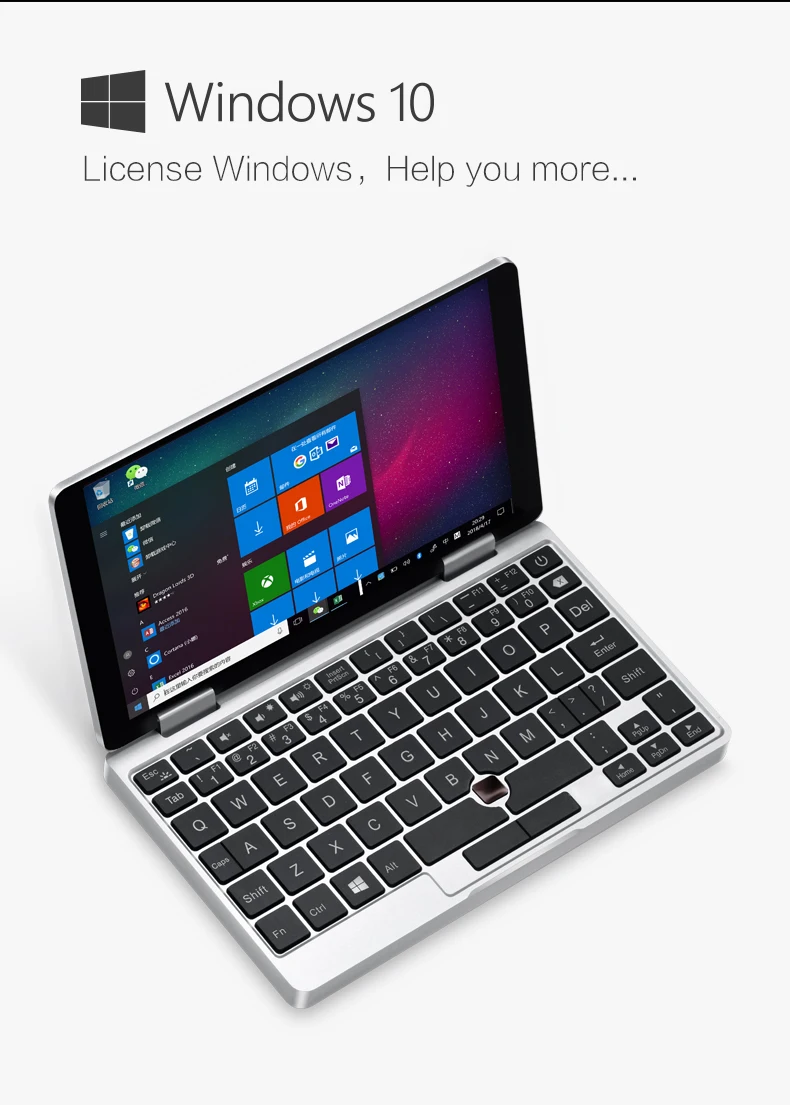 Onemix 7 дюймов Win 10 мини ноутбук 8G/128G процессор Z8350 четырехъядерный алюминиевый