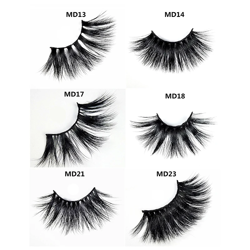 

3D mink eyelashes crisscross handmade false eyelashes 3D strip silk eyelashes thick faux mink eyelashes Makeup 6 style
