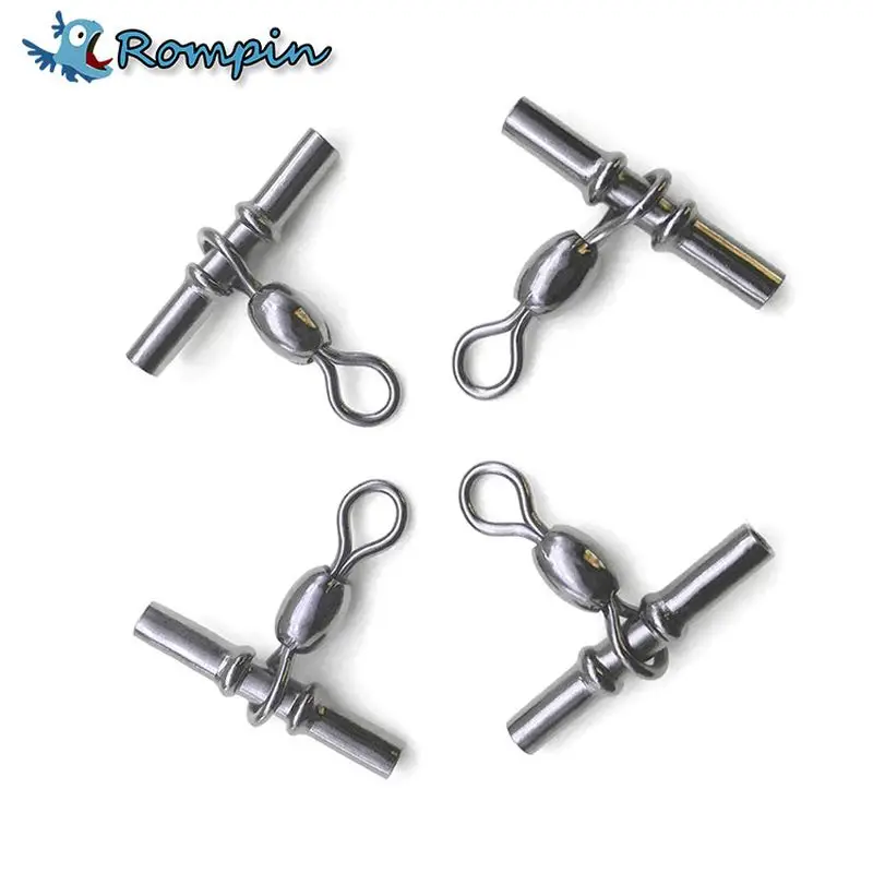 Lot Cross Line Crane Fishing Swivel Brass Tube Cross-line Crane Swivel Connector