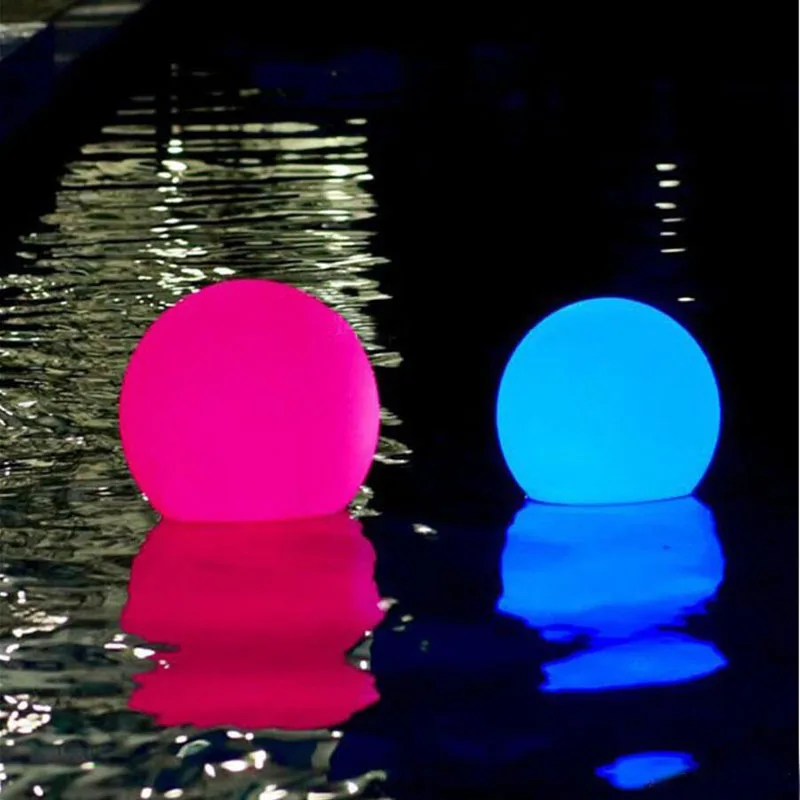 

Swimming Pool Light RGB LED USB Rechargeable Floating Ball Pool Light Remote Controll Waterproof IP54 Pool Party Accessories
