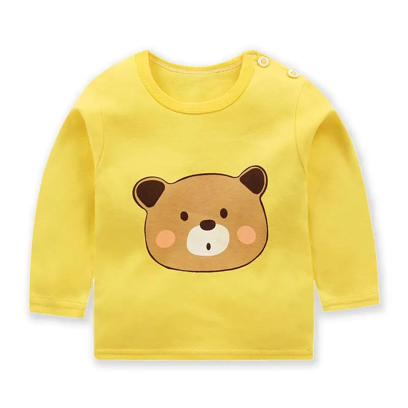 Animal Cartoon Style Tops For Baby Boy Casual Comfortable Underwear For Baby Girl - Color: p7
