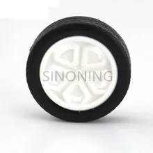 100 шт 26 мм Диаметр Шин Резиновый игрушечный колесный транспорт часть DIY Модель аксессуары