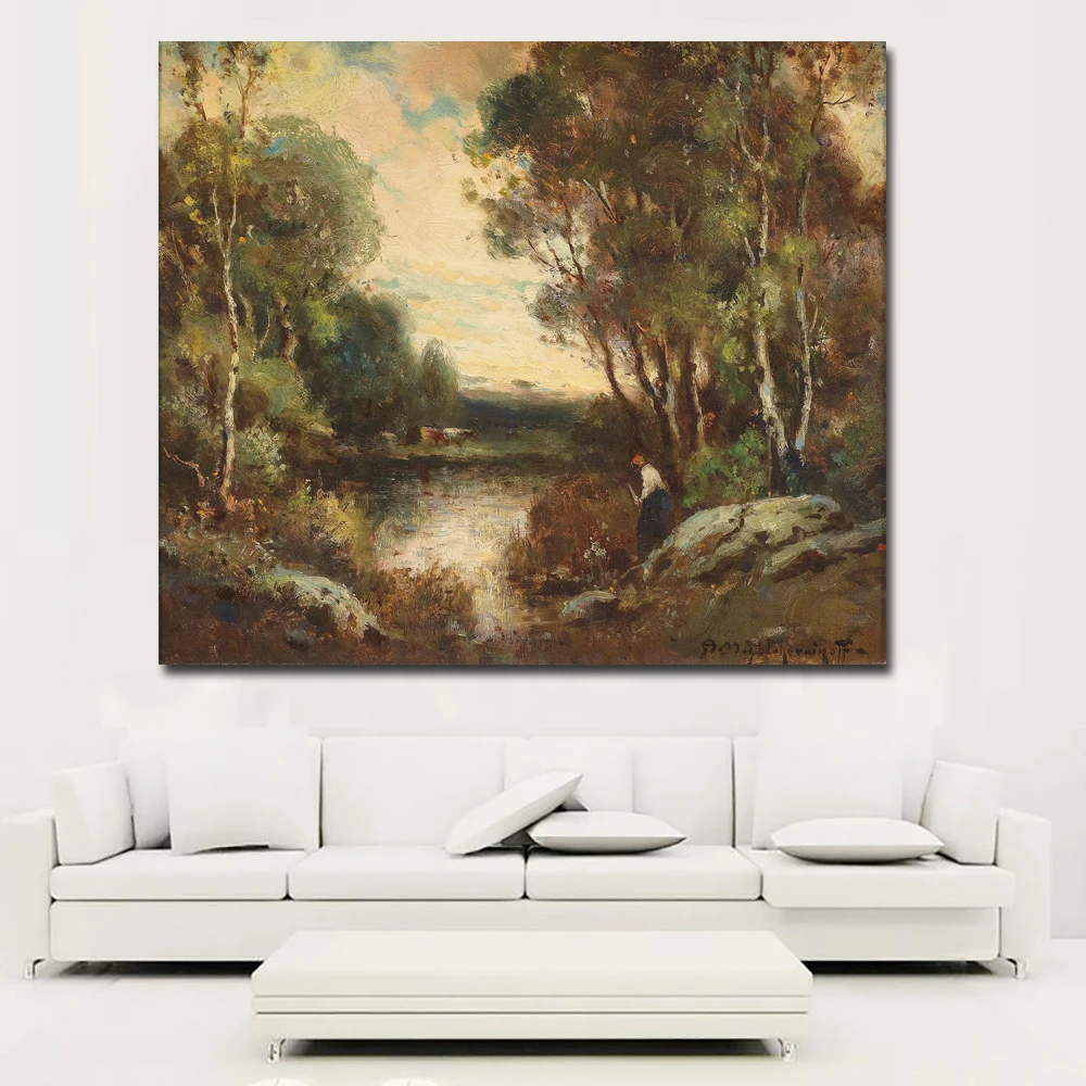 

SELFLESSLY Natural Scenery Canvas Paintings for Living Room Posters Prints Wall Art Canvas Prints Pictures Modular Painting