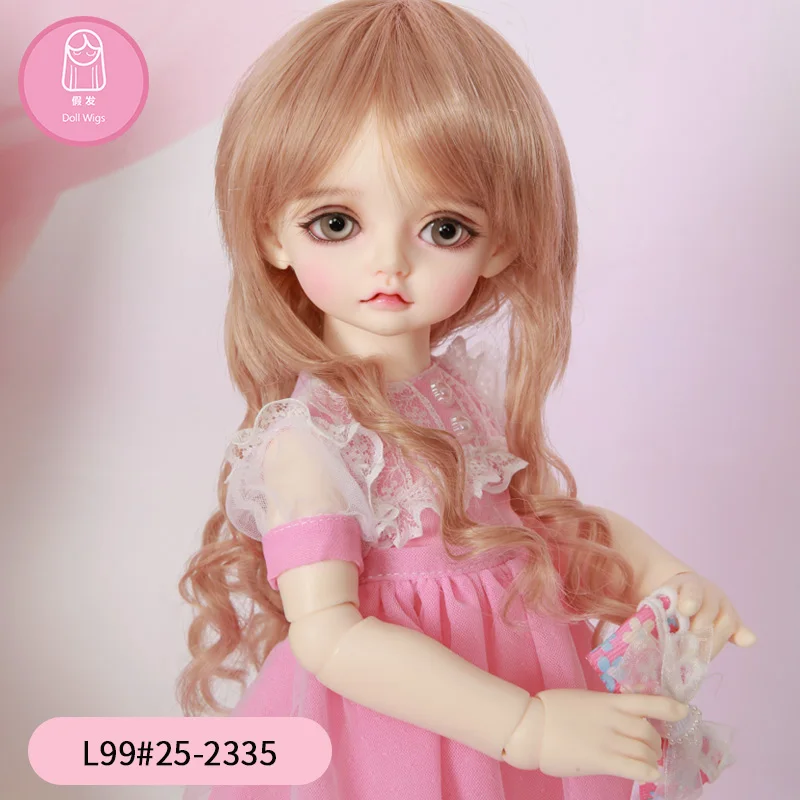 Парик для куклы BJD Размер 8,4-9,6 дюймов 1/4 высокотемпературный парик shinee RL кукла Миньон длинная серая красивая кукла L99