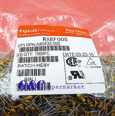100pcs 0.05A 60V 50mA PolySwitch Resettable Fuse Poly Switch Fuses Polyfuse
