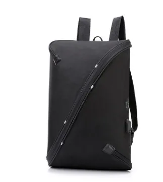 Новинка, водонепроницаемый рюкзак для путешествий с защитой от кражи, модный мужской рюкзак для путешествий и бизнеса, большой высококачественный холщовый рюкзак - Цвет: Черный