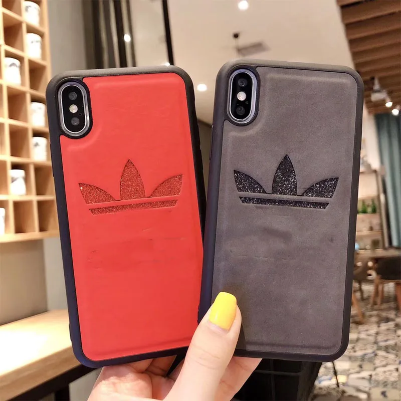 

Luxury red bottom sports silicone phone case for iphoneXs Max 8 x 7 7plus 6 6s plus Xr flash protection case