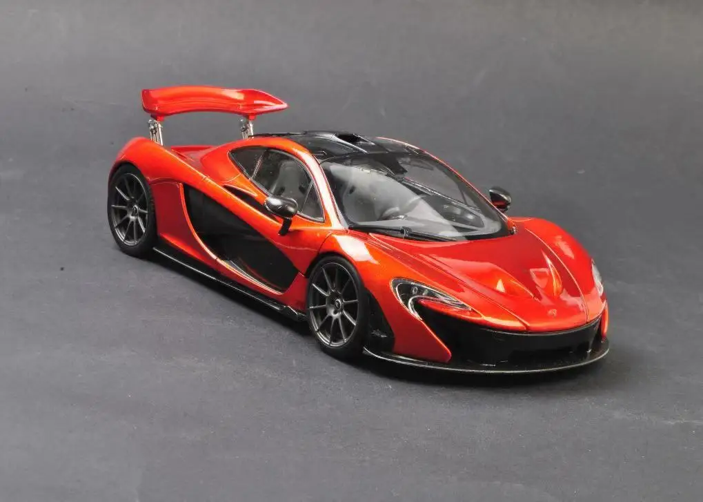 Высокая имитация 1:18 Diecasts& Toy mlaren P1 открыть двери Модель автомобиля коллекция автомобиля игрушки для мальчика Детский подарок игрушечный автомобиль - Цвет: red