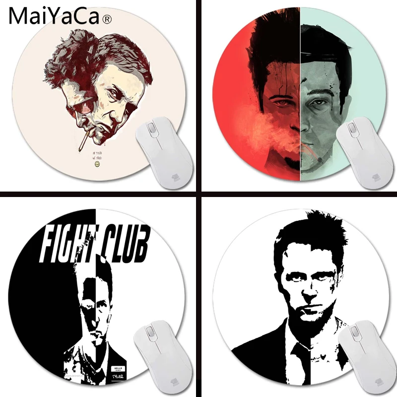 MaiYaCa Brad Pitt Edward Fight Club Tyler Durden club Mouse Pad Round Soft Silone Mousepad Desktop Pads Mouse Mat for Optal
MaiYaCa Brad Pitt Edward Fight Club Tyler Durden club Mouse Pad Round Soft Silone Mousepad Desktop Pads Mouse Mat for Optal