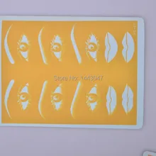 10 шт., лидер продаж, Высококачественная татуировка, бровей, губ, кожа для обучения татуировкам и перманентный макияж, кожа для обучения татуировкам