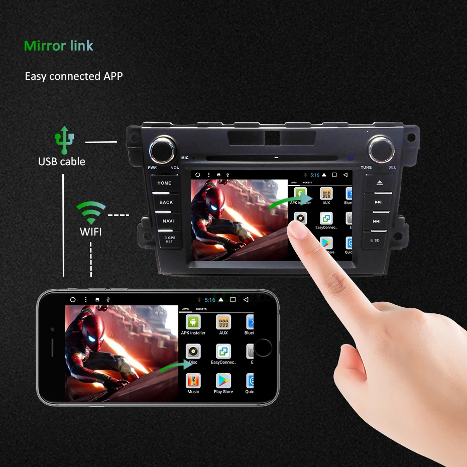 Ips экран 4G Android 9,0 DSP AV Выход автомобиля gps для mazda CX-7 CX 7 CX7 dvd-плеер радионавигационная мультимедиа аудио