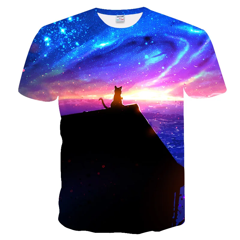 Горячая Распродажа, футболка Calm cats, унисекс, пушистая, приятная, с кошачьими мордочками, потрясающая футболка, женская, мужская, 3D летняя футболка, camisas mujer - Цвет: Многоцветный