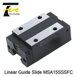 PMI линейный направляющий скользящий каретка MSA15S MSA15SSSFC ползунок высокая точность без Шум использовать для линейного рельса ЧПУ Diy Запчасти