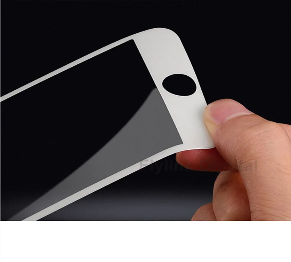 3D изогнутый край Полное покрытие Защита экрана для iPhone X 7 6 S 8 закаленное стекло s