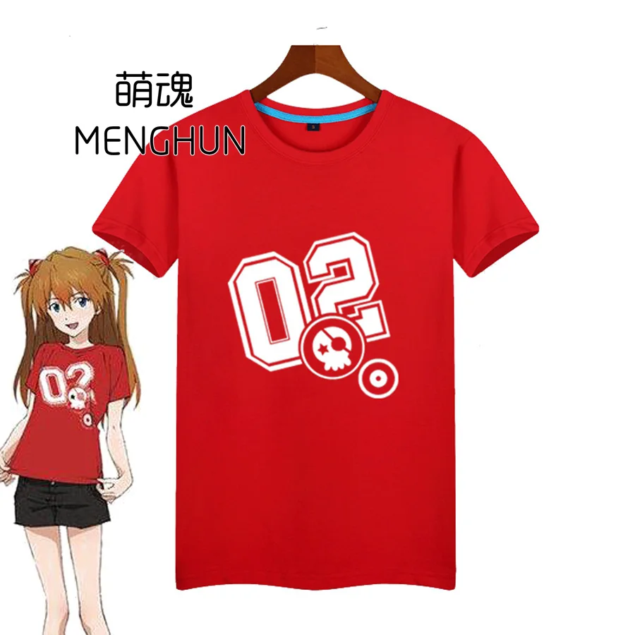 

NEON GENESIS EVANGELION lovely character concept ASUKA t shirts EVA ASUKA cool t shirts ac820