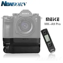 Новый майке MK-A9 PRO Батарейная ручка 2,4 ГГц пульт дистанционного управления для вертикальной съемки Функция для sony A9 A7RIII A7III A7 III Камера