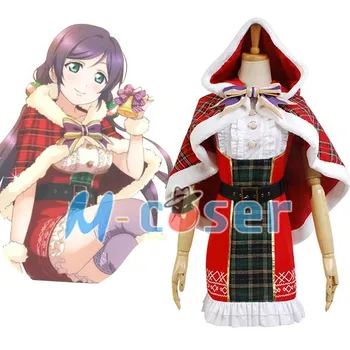 

Love Live Costume LoveLive! Nozomi Tojo Christmas Uniform Cosplay Costume Halloween New Arrival Full set