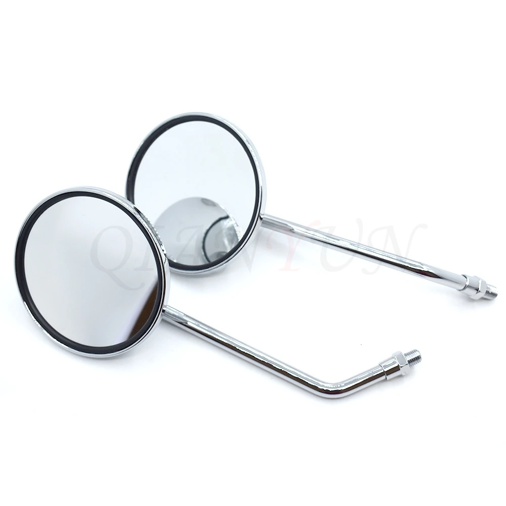 

Universal 10mm motorcycle round mirror motorcycle rearview mirror For Kawasaki ZX7R ZX9 ZX1100 ZRX1100 ZZR1200 ZG1000