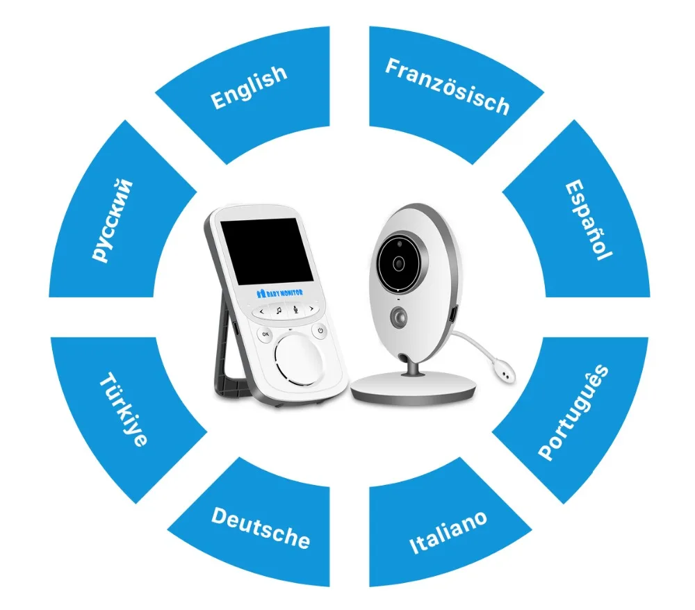 Besder беспроводной ЖК-Аудио Видео монитор для младенца радио няня музыкальный Интерком 24h портативная детская камера детская рация няня