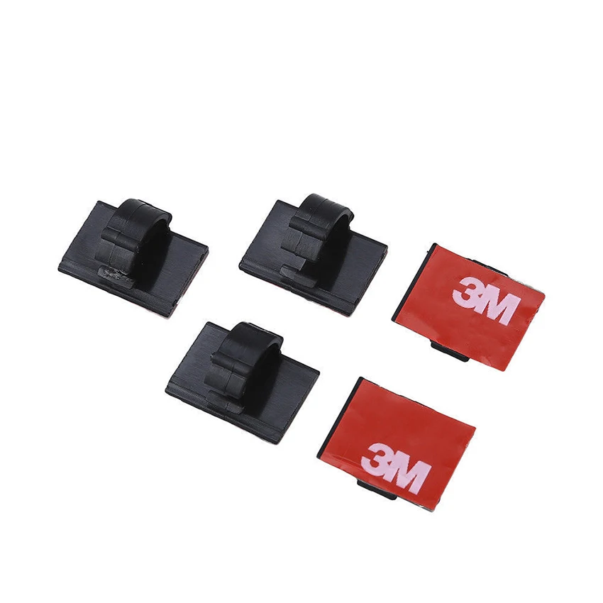  20Pcs 3M Selbst-adhesive Kabelbinder Kabel Clamp Clips Halter für Auto Dash Kamera GPS
