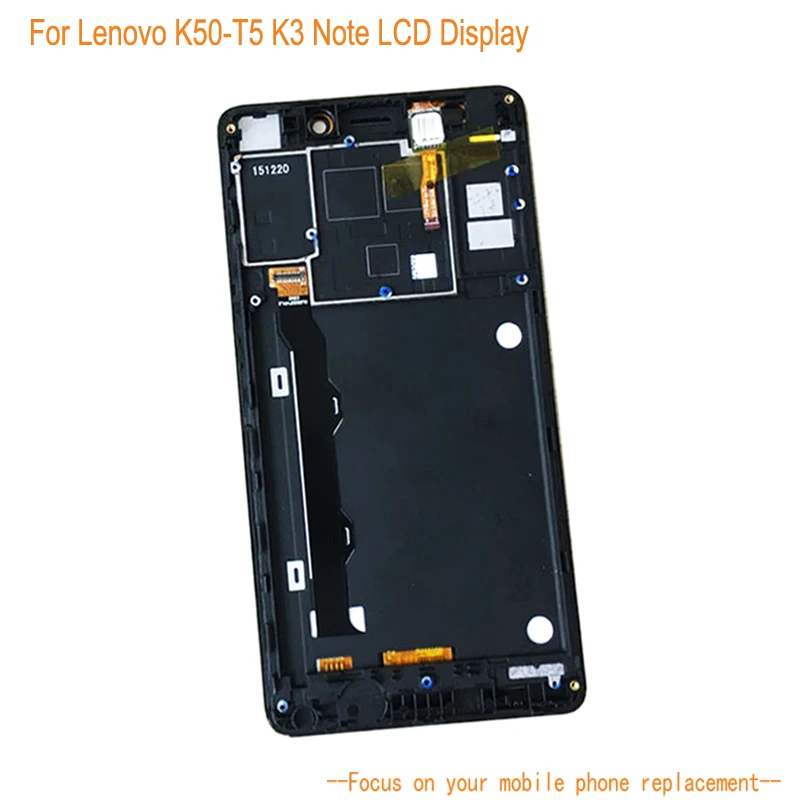 С рамкой ЖК дисплей для Lenovo K3 Note мобильный телефон кодирующий преобразователь