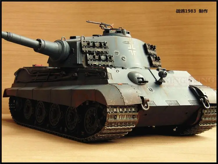 KNL хобби 1:16 HENG длинный пульт дистанционного управления модель танка Tiger 2RC