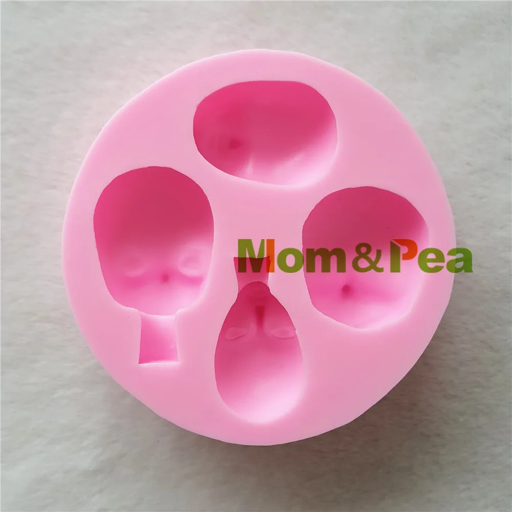 

Mom&Pea 1250 Free Shipping Face Silicone Mold Cake Decoration Fondant Cake 3D Mold Food Grade