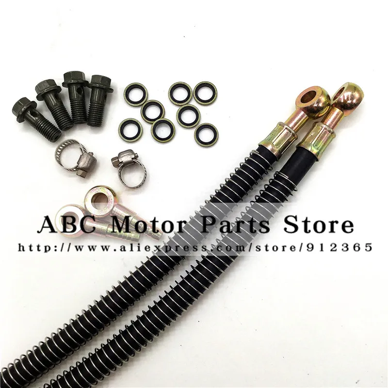 Enfriador de aceite radiador Dirt pit monkey bike todoterreno motocicleta ATV accesorios de refrigeración de motor fuel hose piezas de repuesto