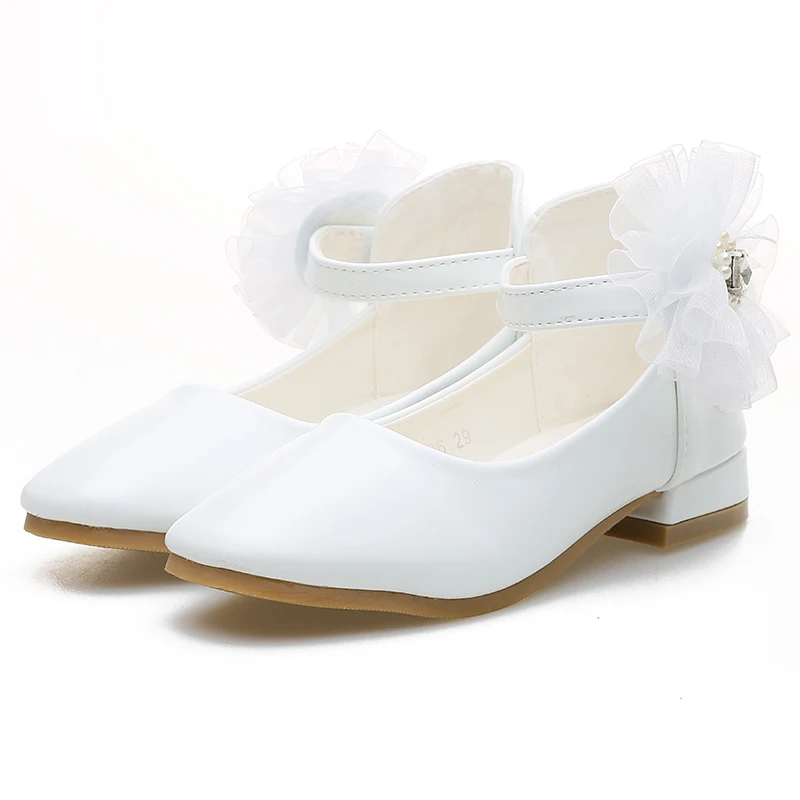 kids white sandals