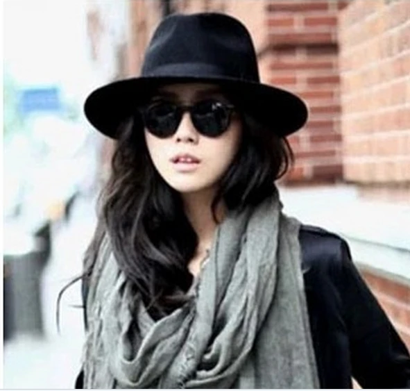 womens black fashion hat