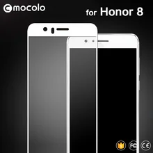 Mocolo пленка из закаленного стекла для Huawei Honor 8 Защита экрана 2.5D изогнутая 0,33 мм Полное покрытие экрана закаленное стекло для Honor 9