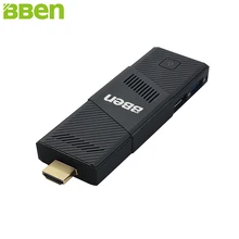 BBen MN9 Mini PC Stick Windows 10 Ubuntu Intel X5 Z8350 Quad Core 2G 4GB RAM Mute Fan WiFi Smart TV Computer Micro
