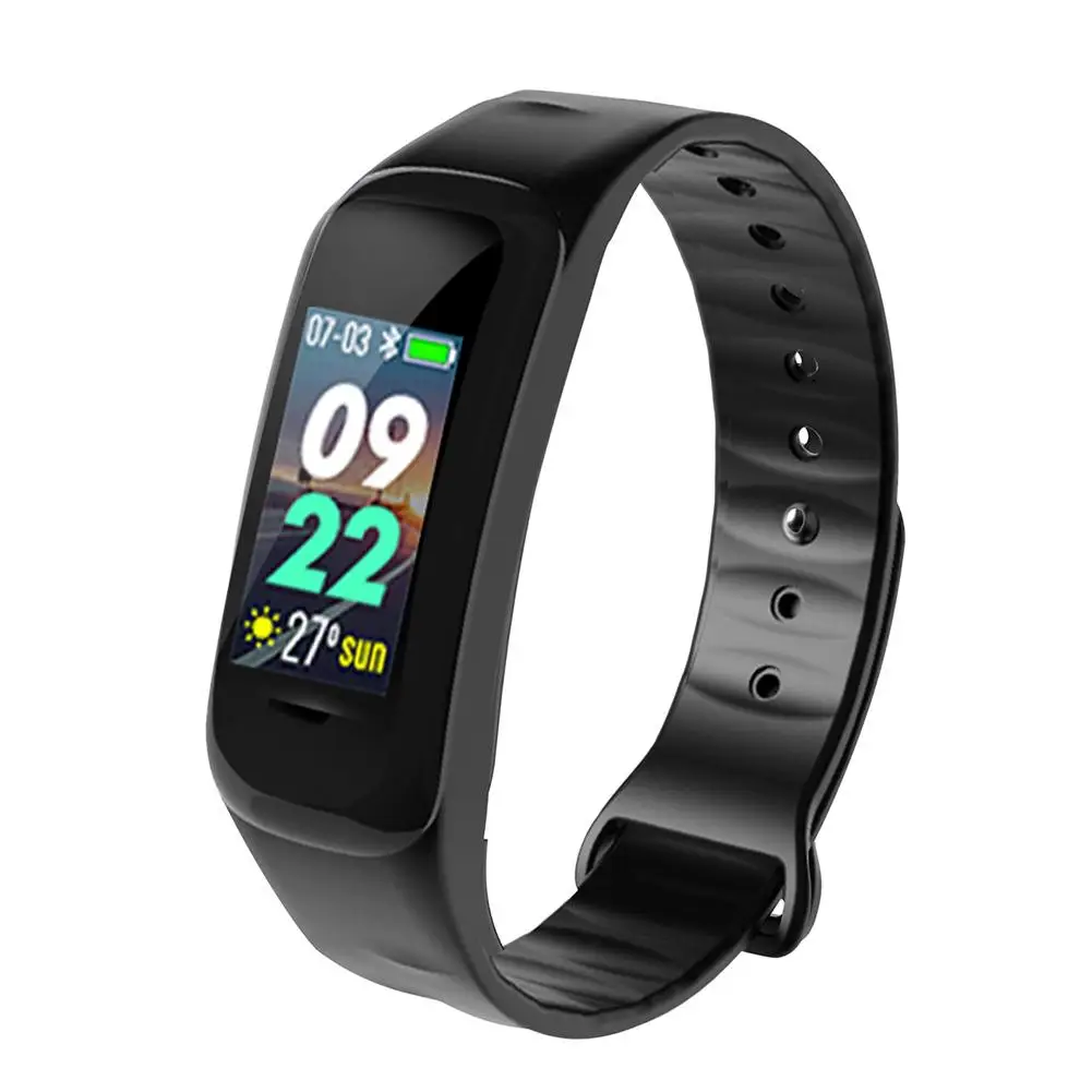

C1Pro Smart Bluetooth Bracelet Color Screen Fitness Training Blood Pressure Heart Rate Monitoring Motion For Android IOS