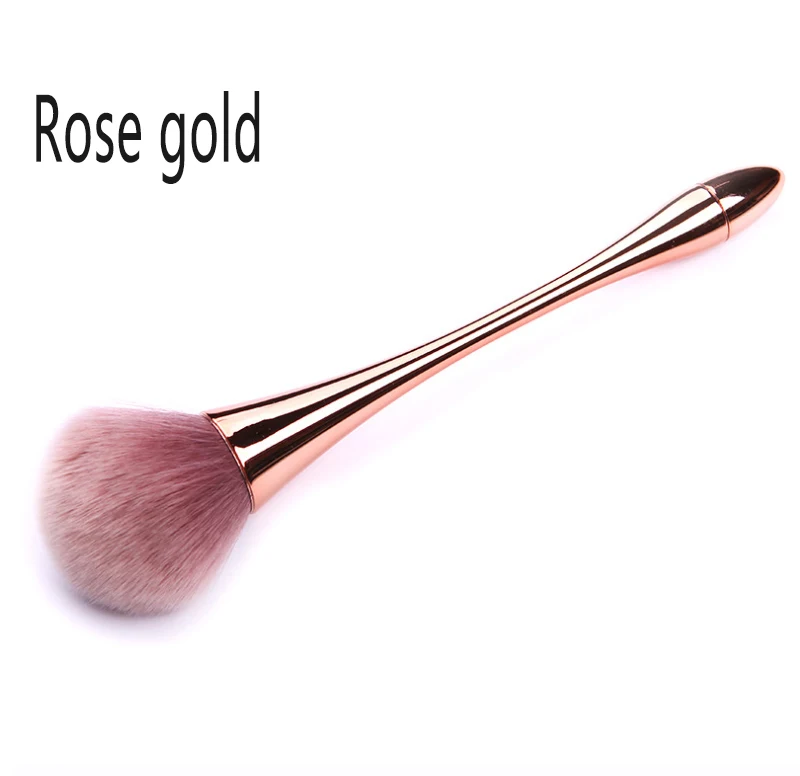 1pcsMakeup Brushes Set For Foundation Powder Blush Eyeshadow Concealer Lip Eye Make Up Brush Cosmetics Beauty Tools Makeup Brush - Handle Color: rose gold