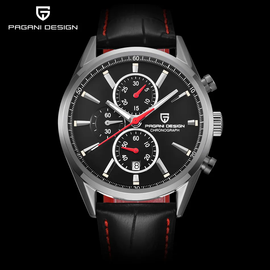 Новинка 2019 года PAGANI Дизайн бренд роскошные кожаные часы для мужчин бизнес повседневное Мужчин's военные кварцевые часы наручные часы Relogio