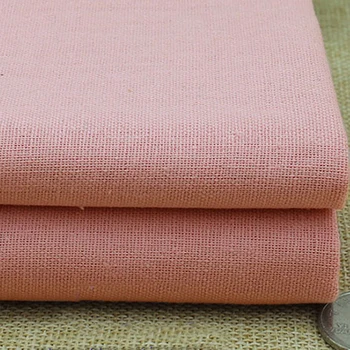 

100*140cm Pink Sewing Fabric Cotton Linen Dress Material Meter
