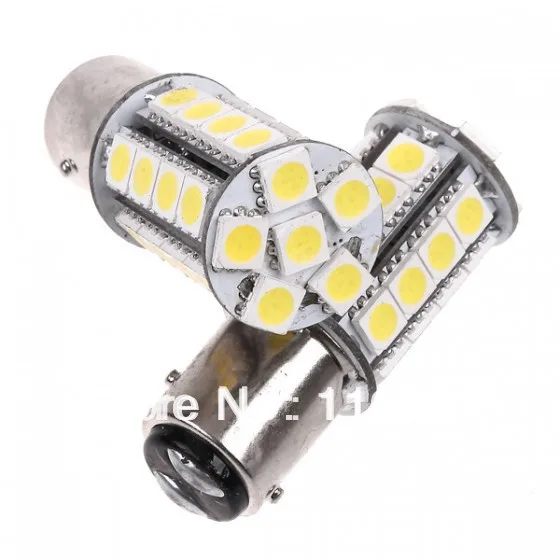 2 шт. Белый 1157 BAY15D 30 SMD светодиодный двойной переключатель маленького размера